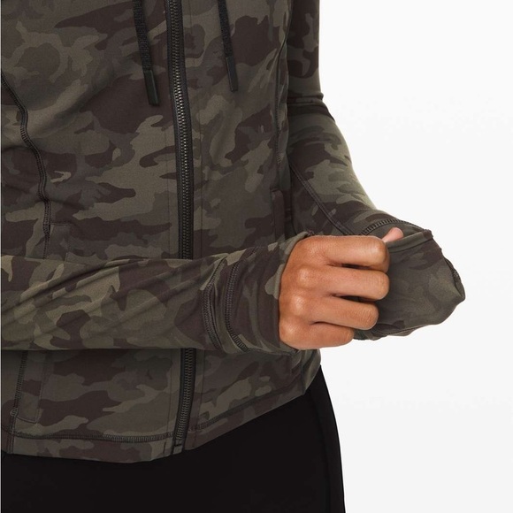 Lululemon Hooded Define Jacket *Nulu Incognito Camo Multi Gator Green - Picture 6 of 8